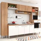 Cozinha Modulada Inova 270x192cm Balcão Pia Cooktop Armário P