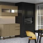 Cozinha Modulada Juliette 12 Carvalho Dakar - Aramóveis