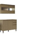 Cozinha Modulada Juliette 12 Carvalho Dakar - Aramóveis