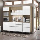 Cozinha Modulada Juliette 13 Carvalho Dakar/grafite - Aramóve