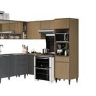 Cozinha Modulada Juliette 4 Carvalho Dakar/grafite - Aramóveis