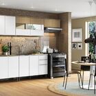 Cozinha Modulada Juliette 6 Carvalho Dakar/branco - Aramóveis