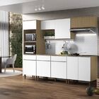 Cozinha Modulada Juliette 8 Carvalho Dakar/branco - Aramóveis