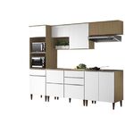 Cozinha Modulada Juliette 8 Carvalho Dakar/branco - Aramóveis