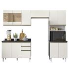 Cozinha Modulada Kali Premium 4 Peças Com Paneleiro Duplo - N