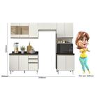 Cozinha Modulada Kali Premium 4 Peças Com Paneleiro Duplo - N