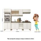 Cozinha Modulada Kali Premium 5 Peças Com Torre Quente - Nici