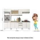 Cozinha Modulada Kali Premium 5 Peças Com Torre Quente - Nici