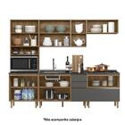 Cozinha Modulada Kali Premium 6 Peças Com Paneleiro Duplo - N