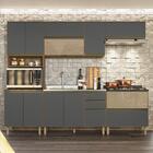 Cozinha Modulada Kali Premium 6 Peças Com Paneleiro Duplo - N