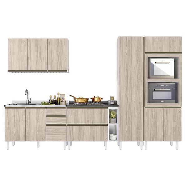 Cozinha Modulada Kali Premium 6 Peças Com Torre Quente - Nici