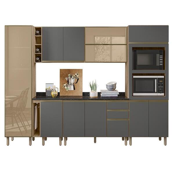 Cozinha Modulada Kali Premium 8 Peças Com Torre Quente - Nici