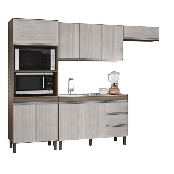 Cozinha Modulada Karen 4 Peças Com Paneleiro Duplo - Peternel