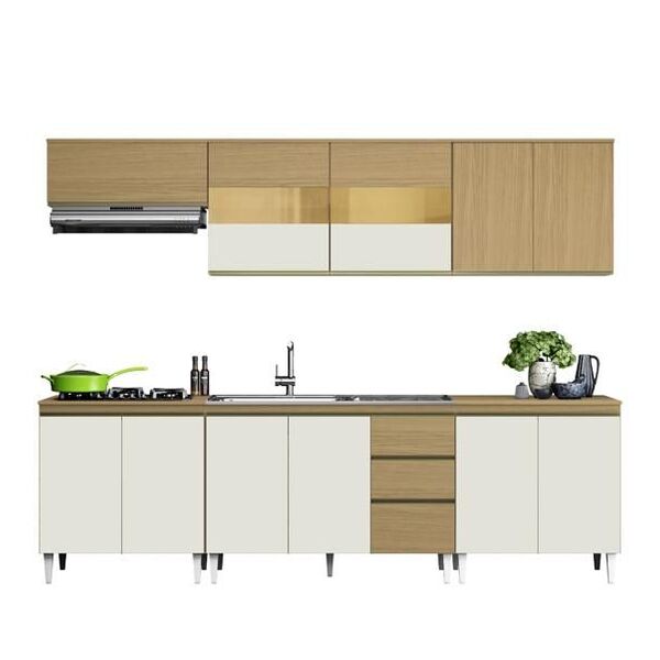 Cozinha Modulada Kelly 06 Atacama Tx/off White - Aramóveis