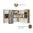 Cozinha Modulada Kelly 09 Peças Kit 01 Aramóveis