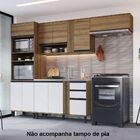 Cozinha Modulada Laura 263cm 10 Portas 02 Gavetas La0030 Delm