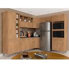 Cozinha Modulada Lilian 7 Peças Carvalho Americano - Moveis A