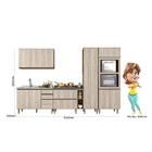 Cozinha Modulada Lina 6 Peças Com Torre Quente - Nicioli