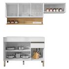 Cozinha Modulada Line Composição 1 Supremo Freijó - Kits Para