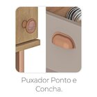 Cozinha Modulada Marti Com Tampo 6 Peças Mel /fendi
