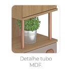 Cozinha Modulada Marti Com Tampo 7 Peças Mel/fendi