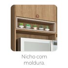 Cozinha Modulada Marti Sem Tampo 4 Peças Mel/fendi
