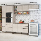 Cozinha Modulada New 283 Cm Com Tampo 4 Peças 11 Portas 5 Gv