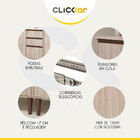 Cozinha Modulada New 283 Cm Com Tampo 4 Peças 11 Portas 5 Gv