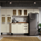 Cozinha Modulada Origens Em Aço E Vidro Sem Pia Areia Bertoli