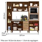 Cozinha Modulada Para Pia 04 Peças Em Mdf Kali Premium Nicioli