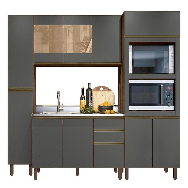 Cozinha Modulada Para Pia 04 Peças Em Mdf Kali Premium Nicioli