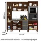 Cozinha Modulada Para Pia 04 Peças Em Mdf Kali Premium Nicioli