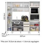 Cozinha Modulada Para Pia 04 Peças Em Mdf Kali Premium Nicioli