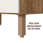 Cozinha Modulada Para Pia 120cm 100% Mdf Vidro Reflecta Carva
