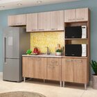 Cozinha Modulada Pequena Balcão Pia Max 262 Cm Armário Nicho