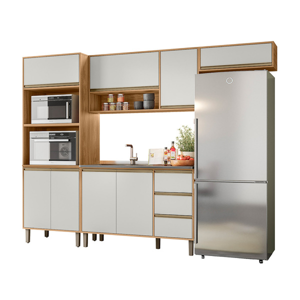 Cozinha Modulada Peternella Florença 4 Peças Com Torre Quente