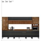 Cozinha Modulada Proença 8 Peças Com Paneleiro 1 Forno E Balc