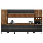 Cozinha Modulada Proença 8 Peças Com Paneleiro 1 Forno E Balc