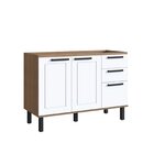 Cozinha Modulada Provençal 3 Peças Balcão 120cm Tampo E Armár