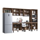 Cozinha Modulada Provençal 7 Peças 2 Balcões 1 Tampo 3 Armári