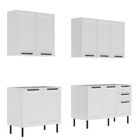 Cozinha Modulada Provençal Americana 6 Peças 2 00m 100% Mdf P