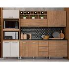 Cozinha Modulada Rayssa 5 Peças Carvalho/ Off White - Moveis