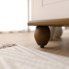 Cozinha Modulada Retrô Off White/ Nogueira