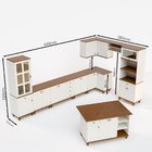 Cozinha Modulada Retrô Off White/ Nogueira