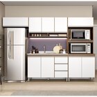 Cozinha Modulada Sabrina 04 Peças 09 Portas 03 Gavetas Branco