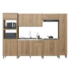 Cozinha Modulada Torre Quente Balcão Para Pia Sem Tampo 120cm