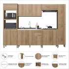 Cozinha Modulada Torre Quente Balcão Para Pia Sem Tampo 120cm