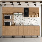 Cozinha Modulada Toscana 5 Peças Em Mdf Com Aéreo 1200 Porta