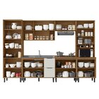 Cozinha Modulada Toscana 6 Peças Mdf Com Paneleiro 1 Forno E