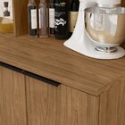 Cozinha Modulada Toscana 7 Peças Mdf Com Paneleiro 1 Forno E